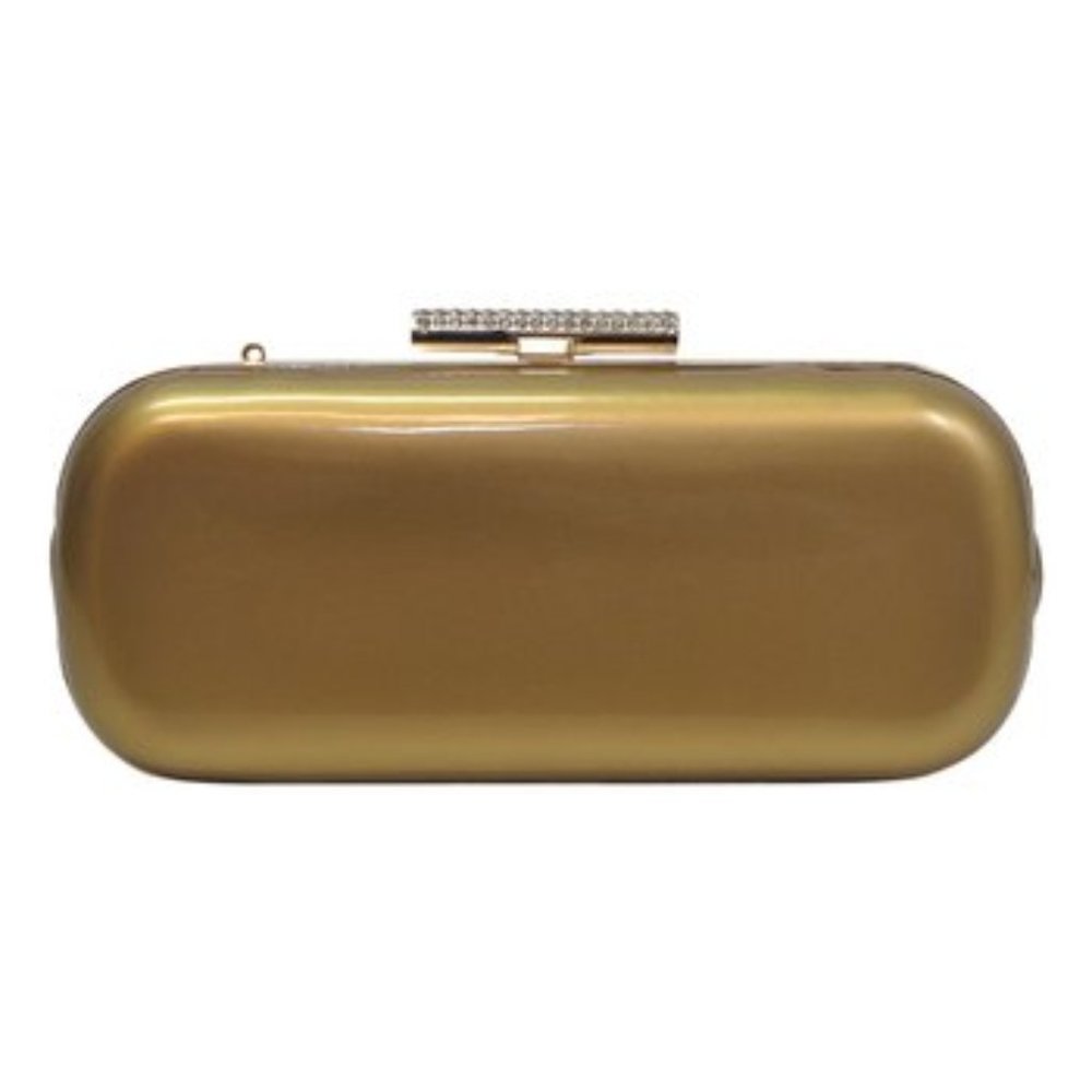 Gold Eliana Evening Clutch